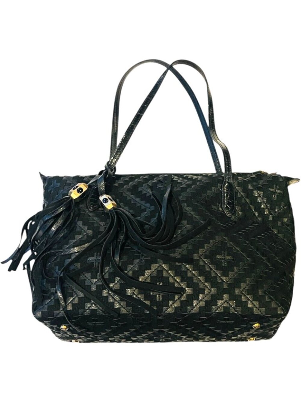 Eric Javits New York - Black Carry Purse - NEW with Tags - Picture 2 of 8